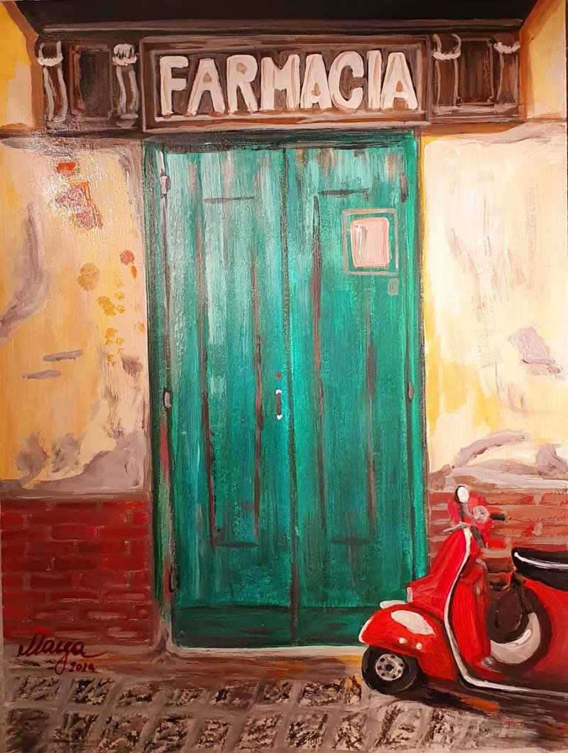 Pharmacy, Painting Vujovic Aleksandra