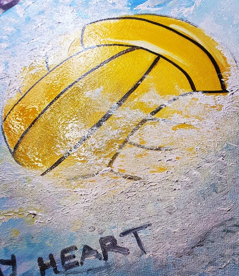 On this Court, Painting Vujovic Aleksandra