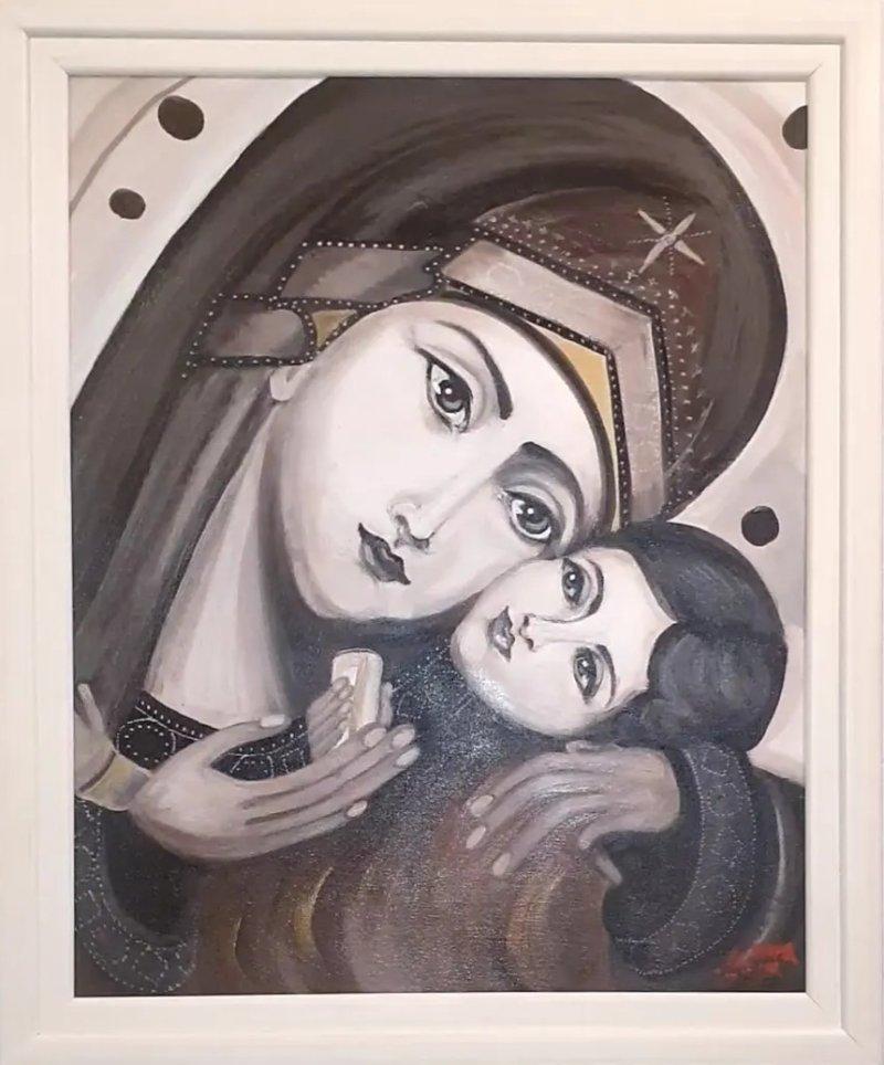 Bogorodica, Painting Vujovic Aleksandra