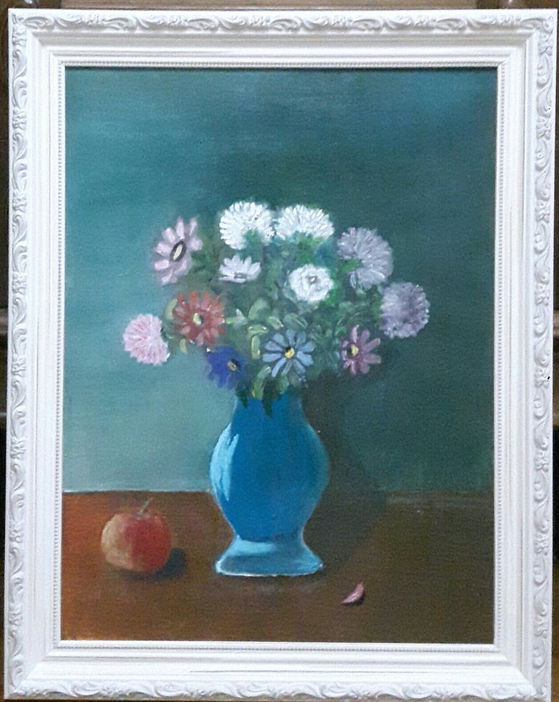 Flowers in a vase, Painting Markovic Branka
