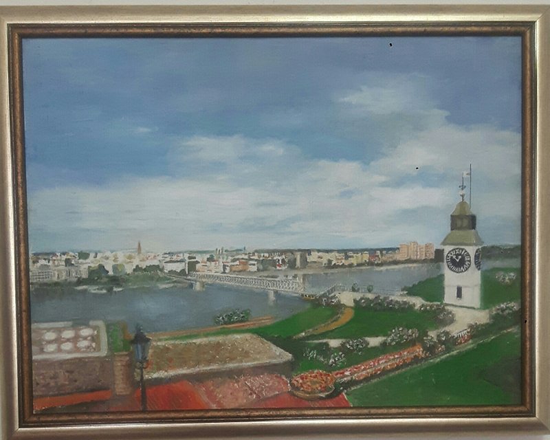 Stari petrovaradinski most, Slika Markovic Branka