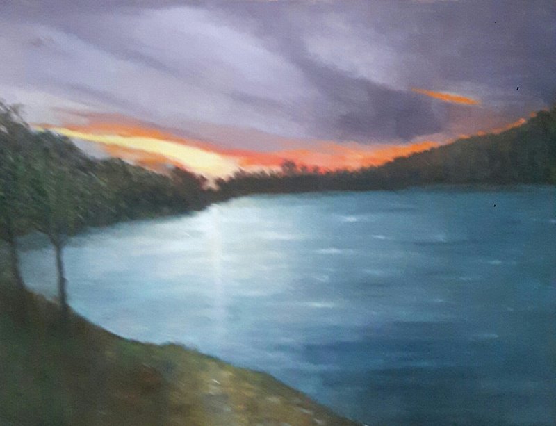Landscape, Painting Markovic Branka