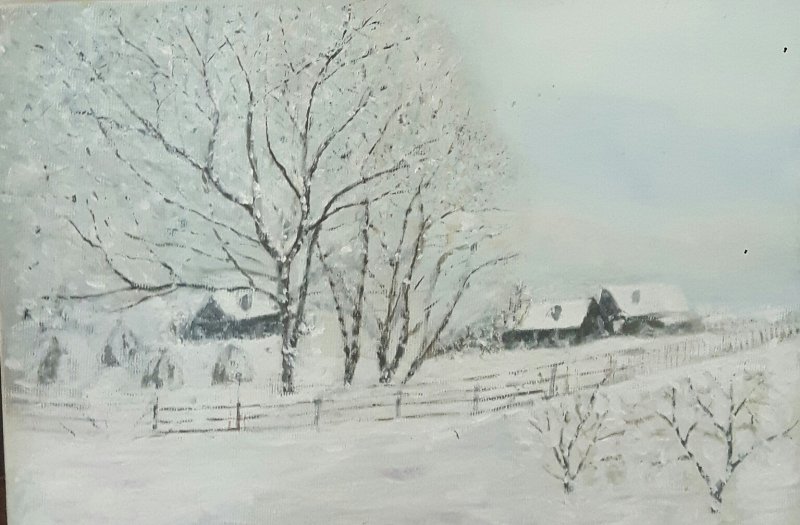 Winter, Painting Markovic Branka