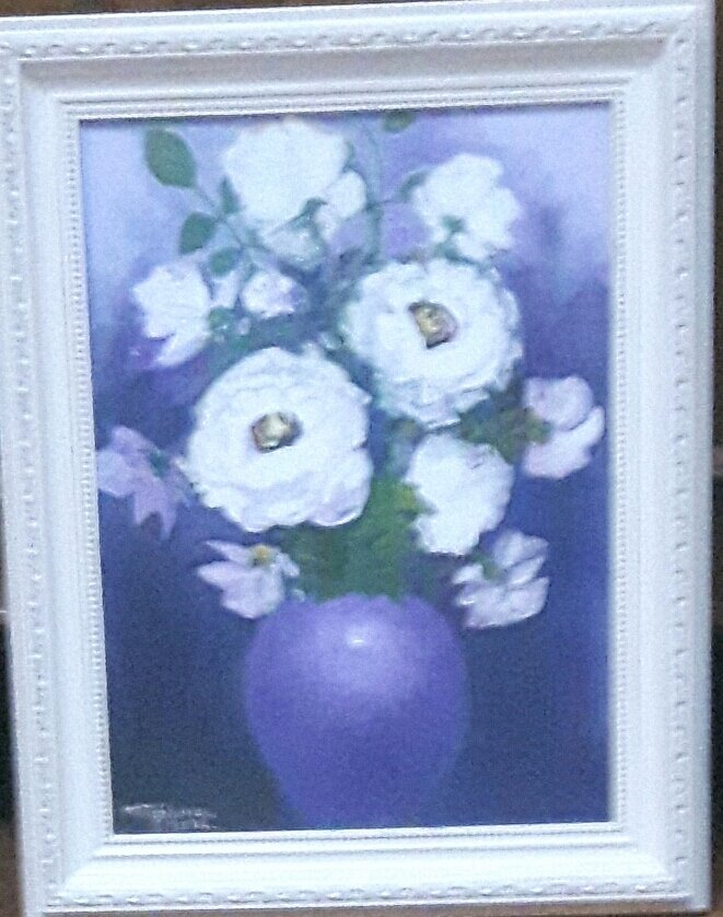 Roses in a vase 2, Painting Markovic Branka