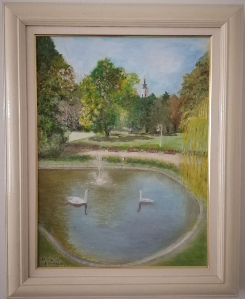 Danube park, Painting Markovic Branka