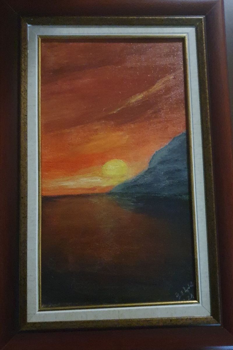 Summer dusk, Painting Markovic Branka