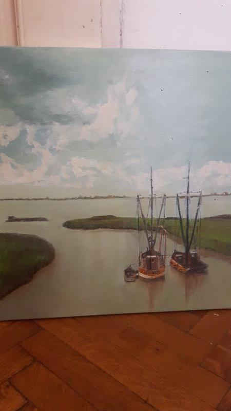 Boat, Painting Markovic Branka