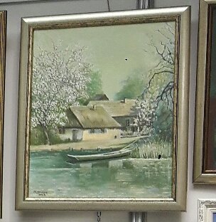 heavenly life by the river, Painting Markovic Branka