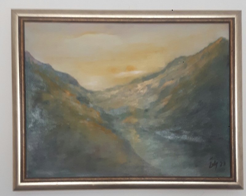 Landscape, Painting Markovic Branka