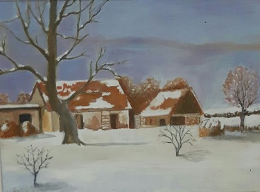 The snow melts