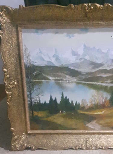 Autumn on the lake 2, Painting Markovic Branka