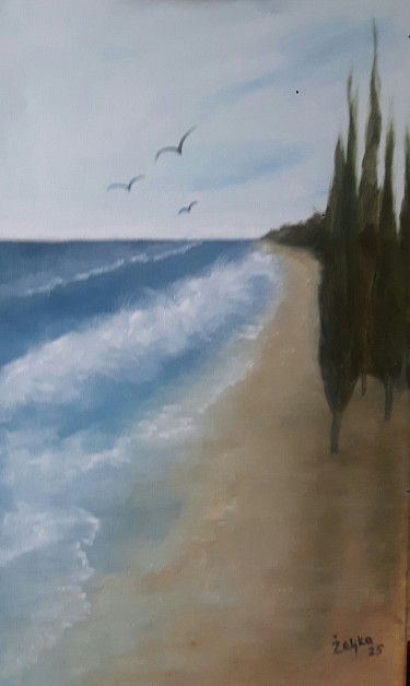 Sea waves, Painting Markovic Branka
