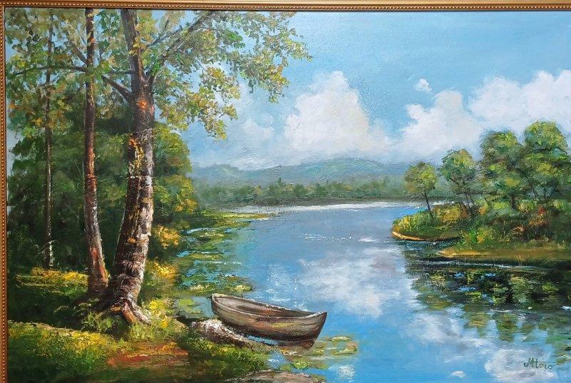 Pored rijeke, Painting Nogo Mira