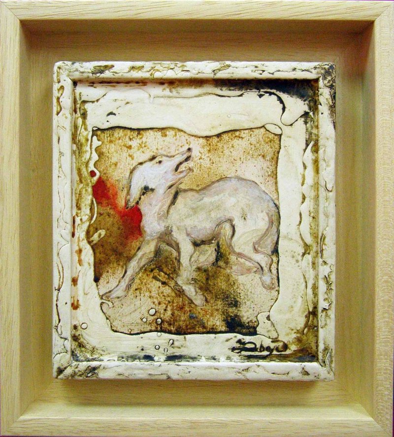 Dog 3, Painting Dubajić Snežana
