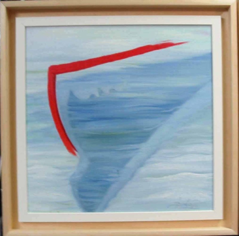 Through the sea 3, Painting Dubajić Snežana