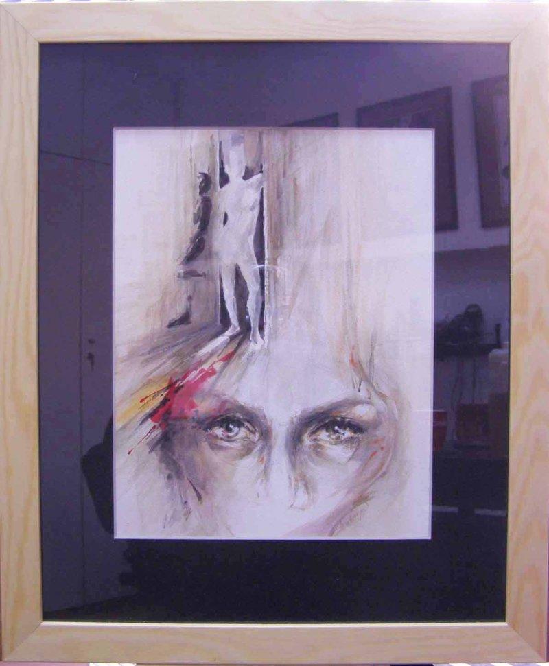 Departure-arrival 2, Painting Dubajić Snežana