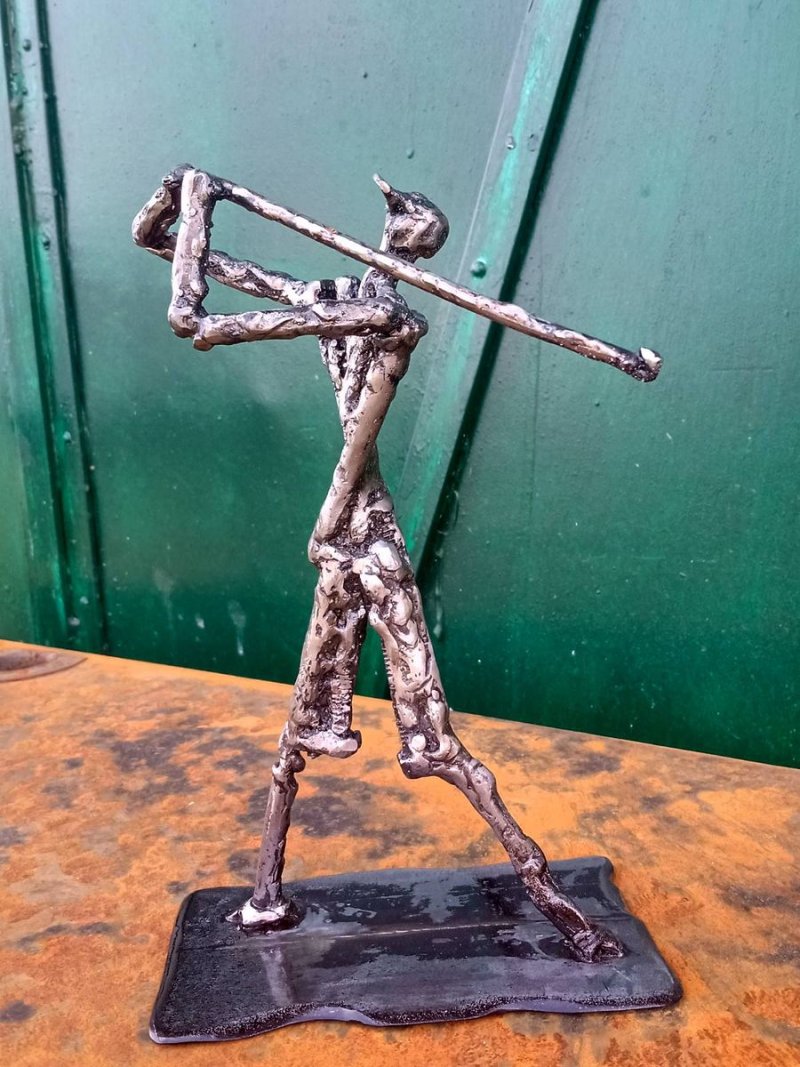 `Golfer`, Sculpture Obradović Stefan
