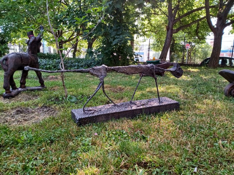 A Cat, Sculpture Obradović Stefan
