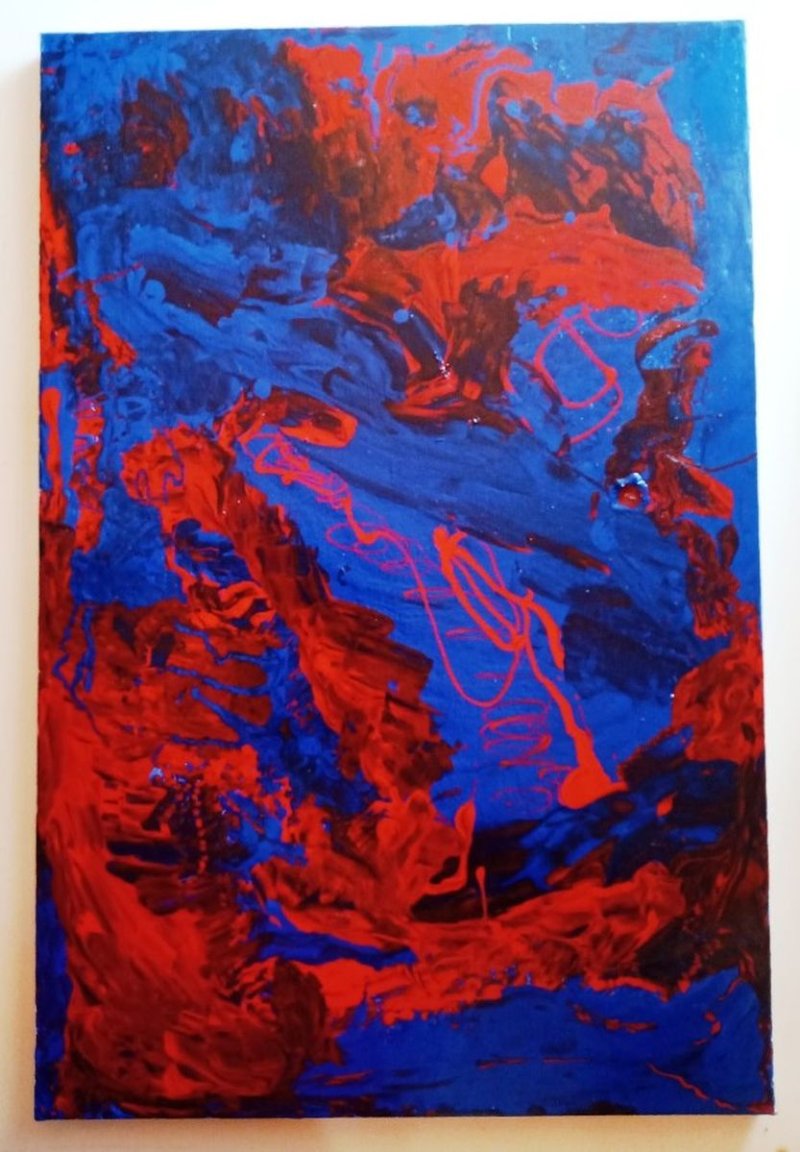 Play of a devil, Painting Obradović Stefan