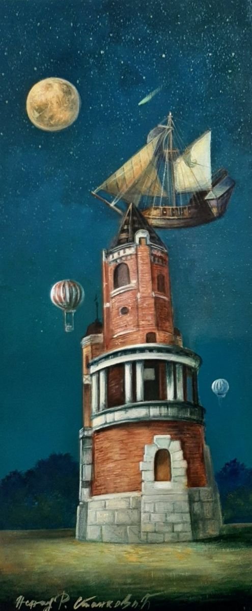 Zemun tower, Painting Stankovic Nenad