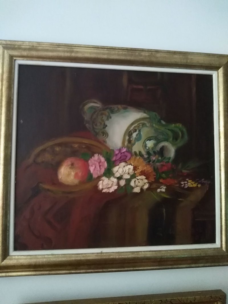 Broken jar, Painting Trkulja Zorica