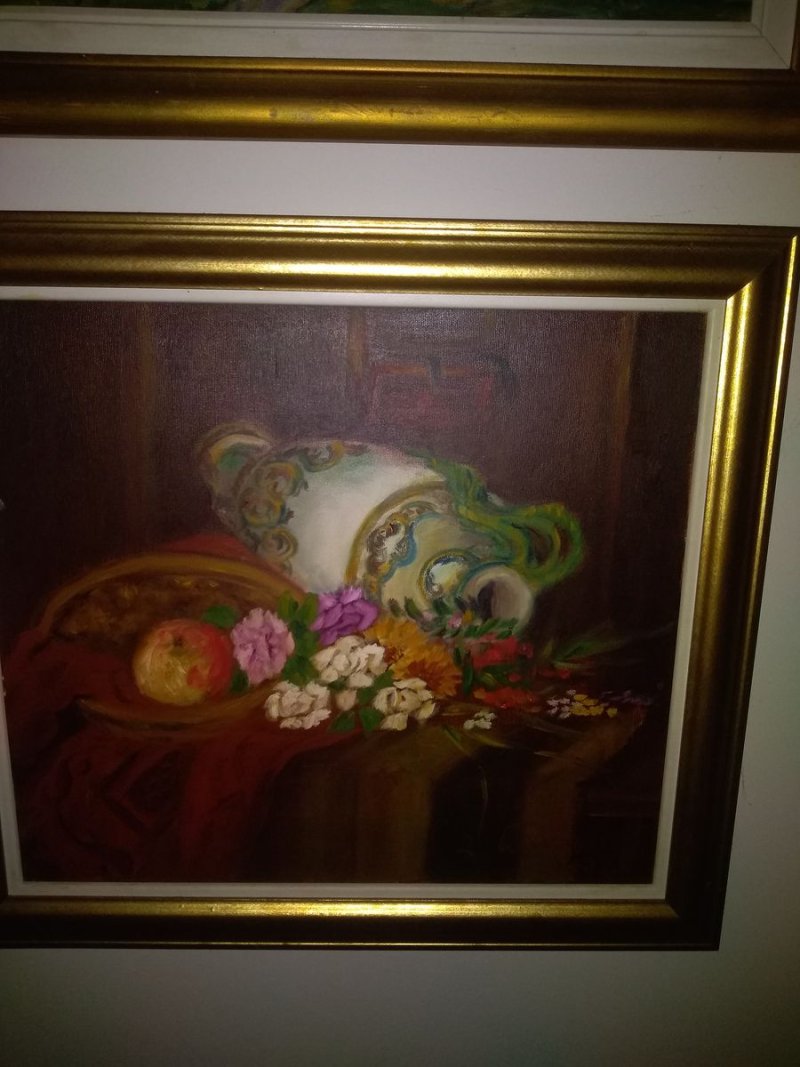 Broken jar, Painting Trkulja Zorica