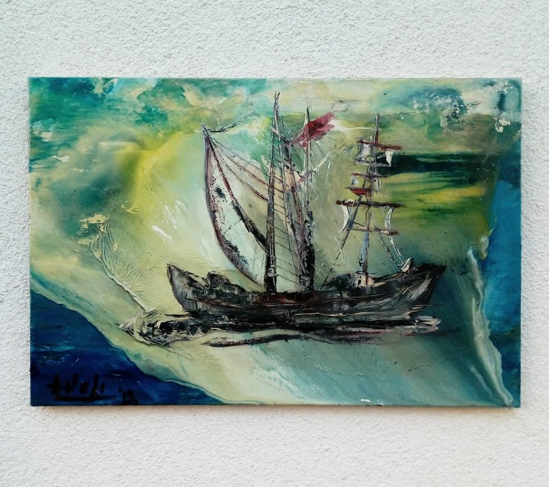 Sailer, Painting Aneli23 Art