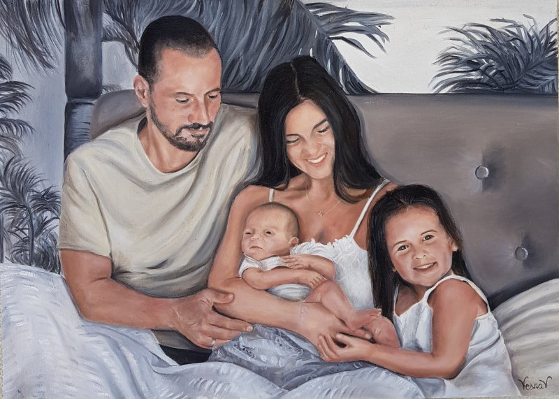 Portrait 7, Painting Vujinovic Vesna