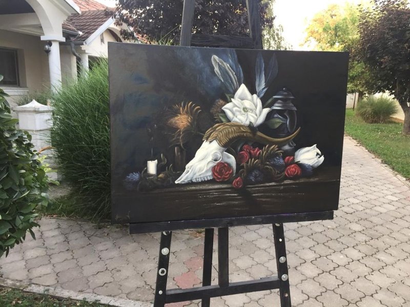 Stil life, Painting Vujinovic Vesna