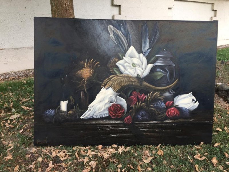 Stil life, Painting Vujinovic Vesna