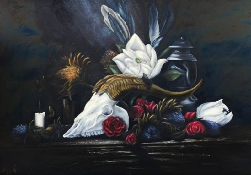 Stil life, Painting Vujinovic Vesna