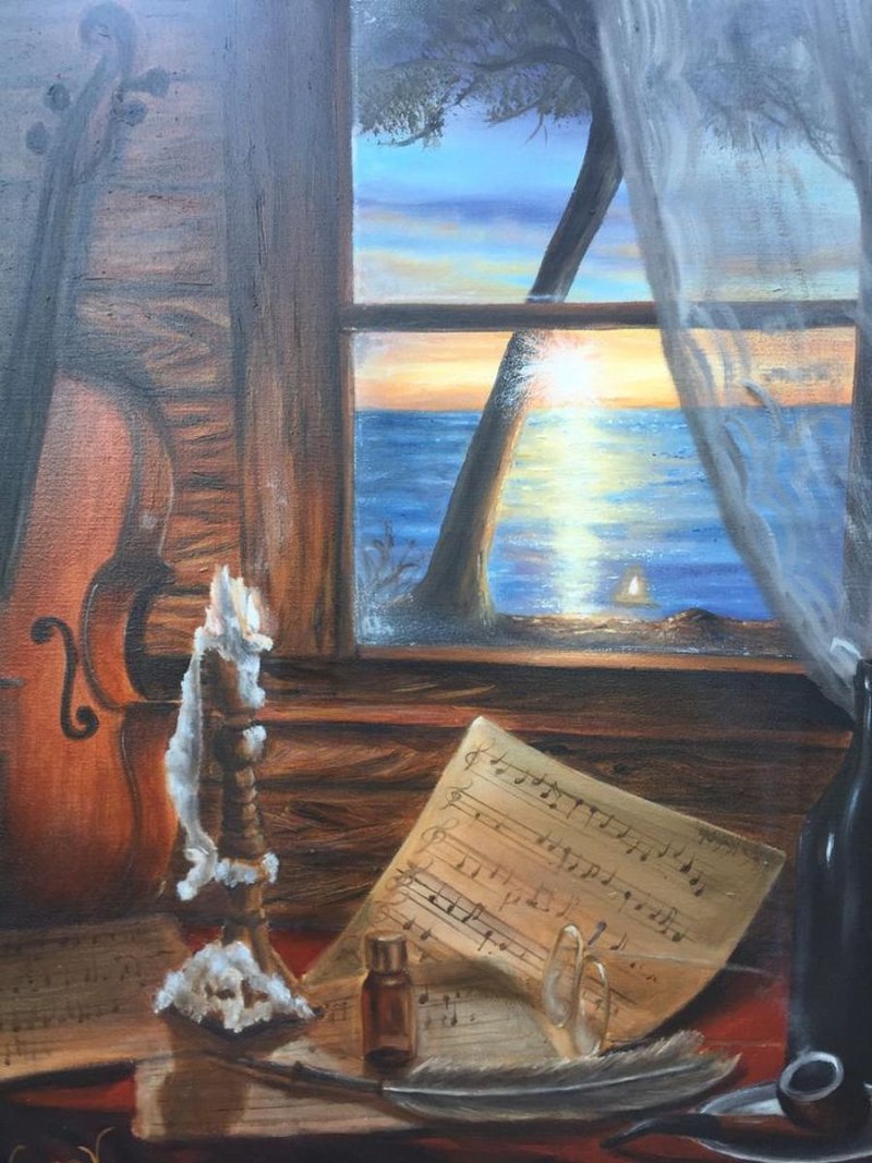 Stil life, Painting Vujinovic Vesna