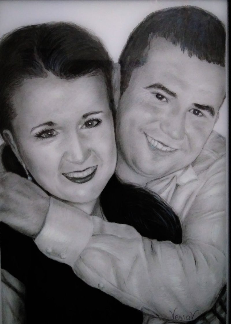 Portraits to order, Drawing Vujinovic Vesna