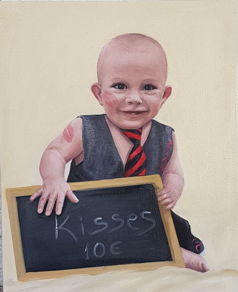 Portrait 3, Painting Vujinovic Vesna