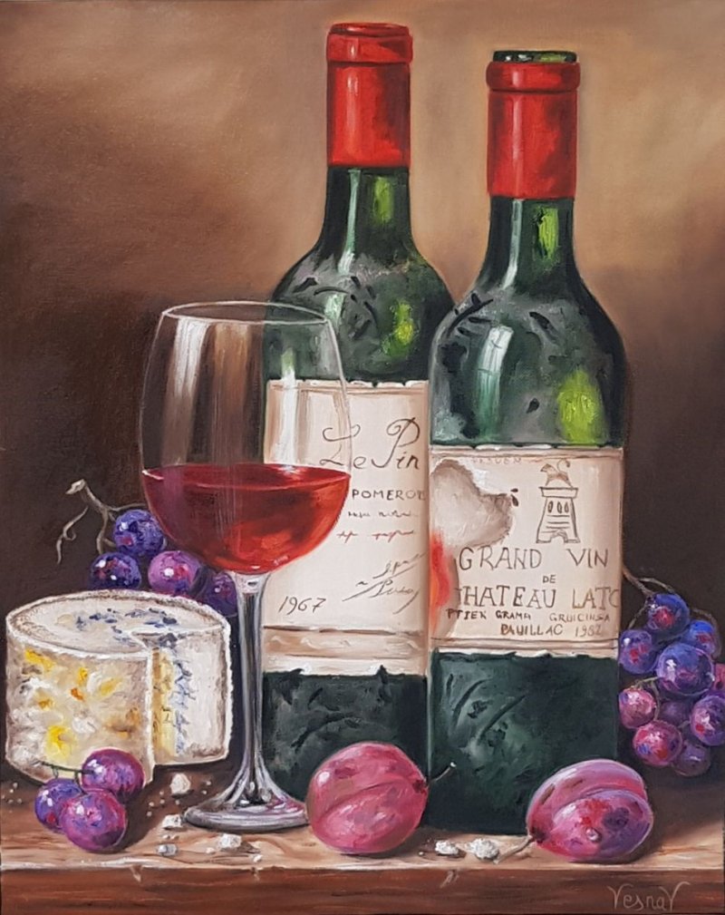 Still life 6, Painting Vujinovic Vesna
