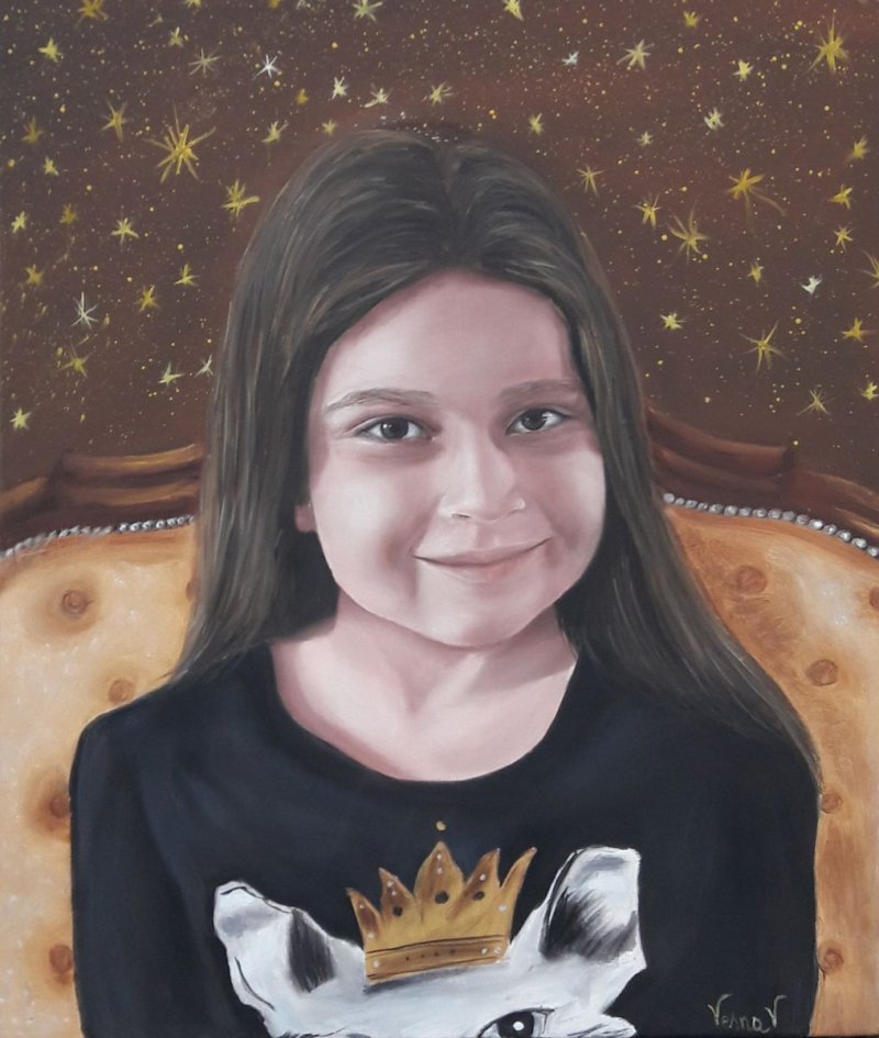 Portrait 6, Painting Vujinovic Vesna