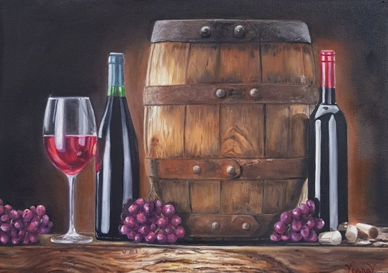 Still life 7, Painting Vujinovic Vesna