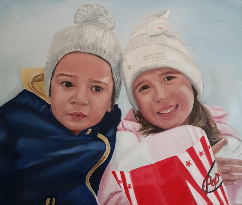 portrait to order, Painting Vujinovic Vesna
