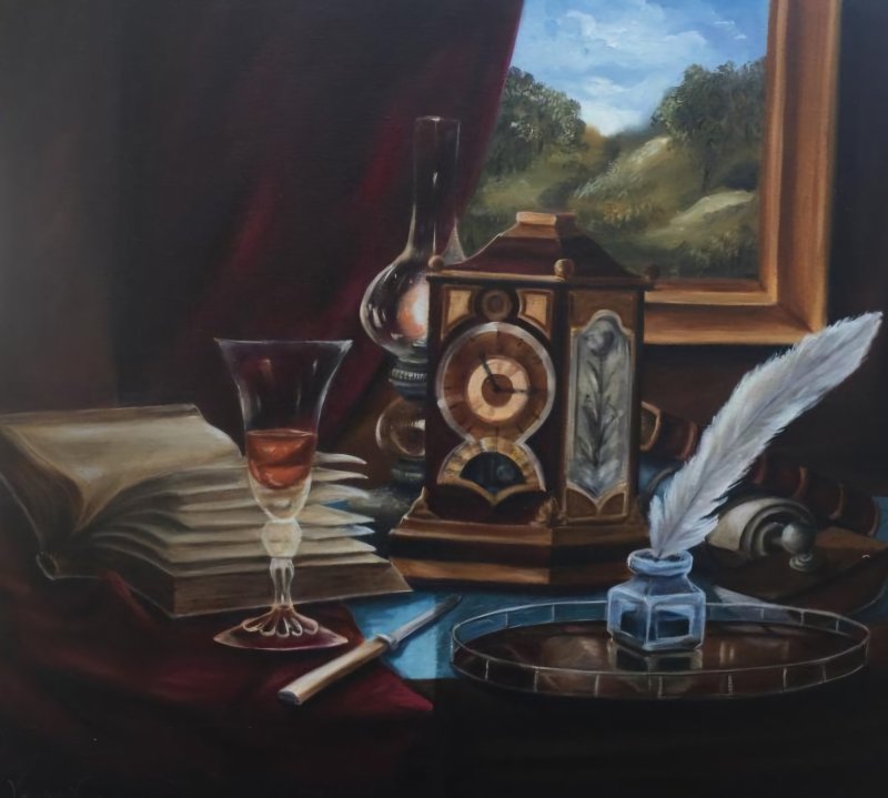 Stil life 13, Painting Vujinovic Vesna