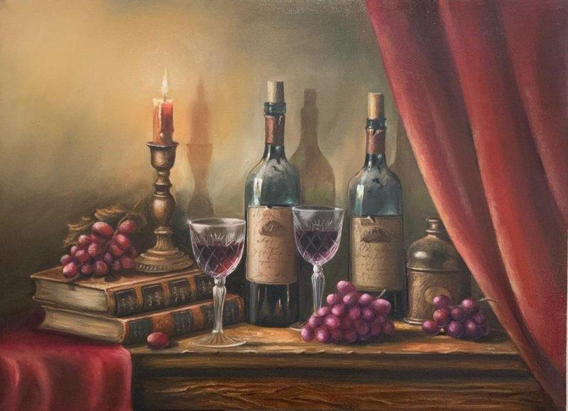 Stil life 14, Painting Vujinovic Vesna