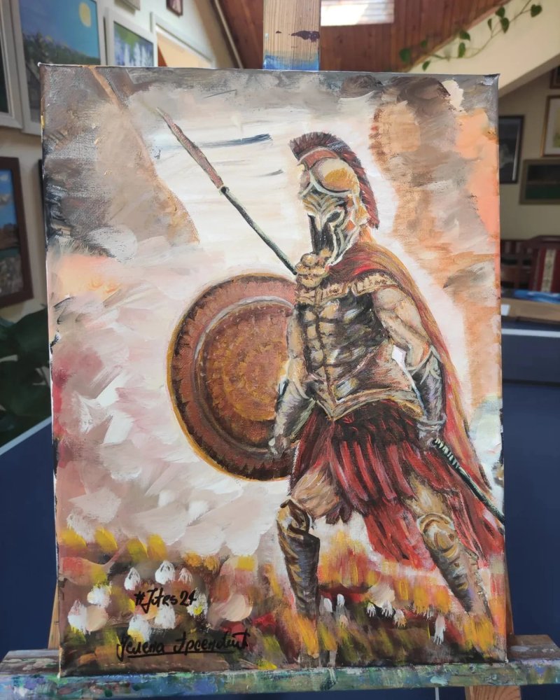 300 je dovoljno, Sparta, Slika Arsenović Jelena