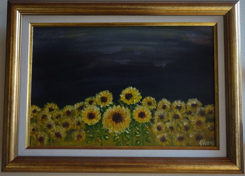 Sunflowers, Painting Arsenović Jelena