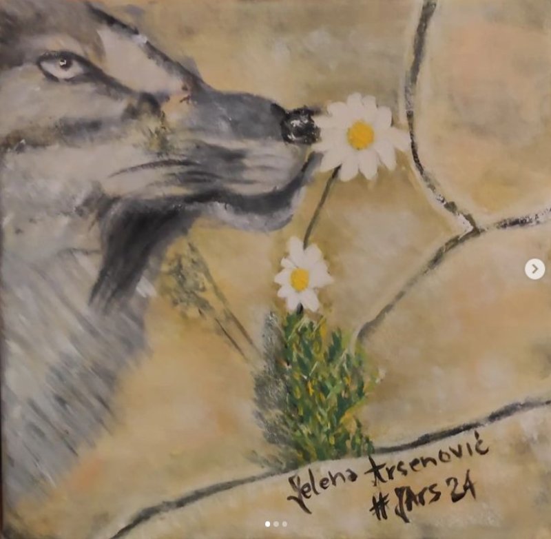 Wolf and Margareta, Painting Arsenović Jelena