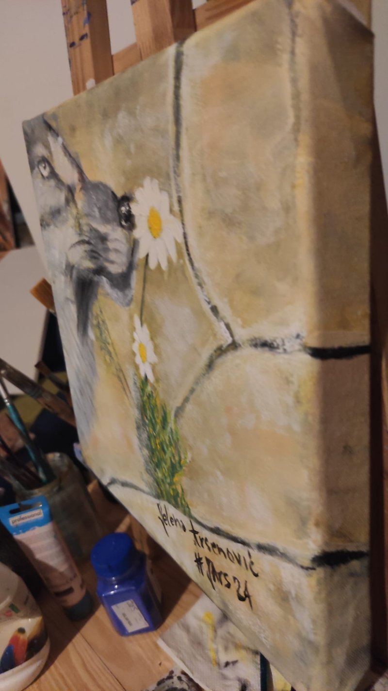 Wolf and Margareta, Painting Arsenović Jelena