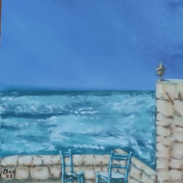 Detail from the Matala, Crete, Painting Arsenović Jelena
