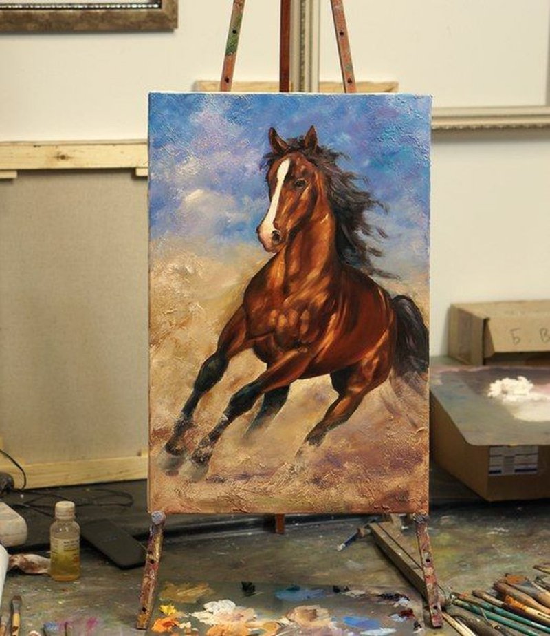 Pastuv | Ulje na platnu | 50x70 cm, Slika Klipa Goran