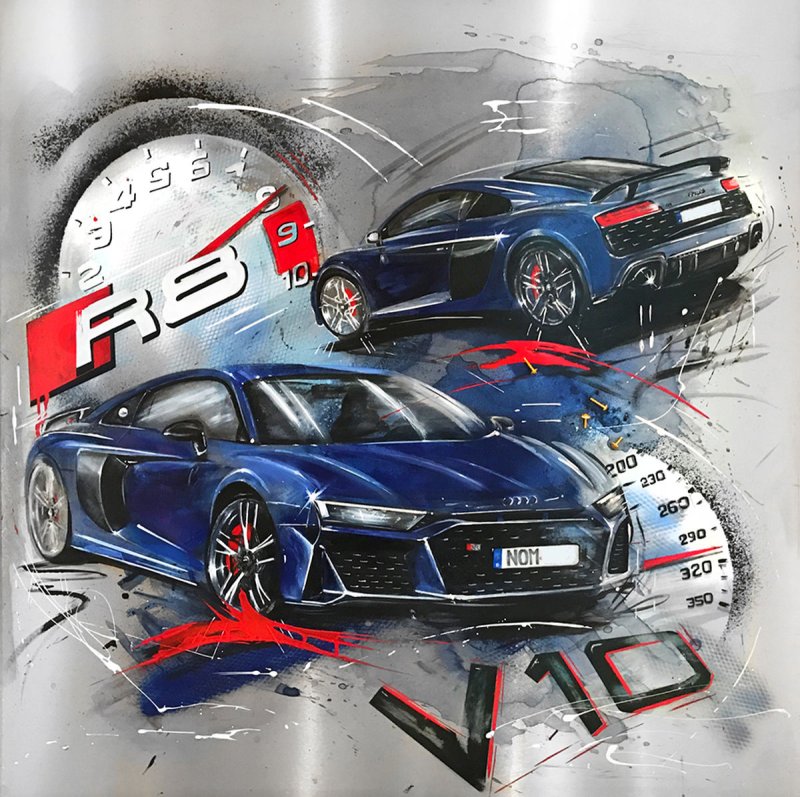Audi Ulje na platnu, Painting Klipa Goran