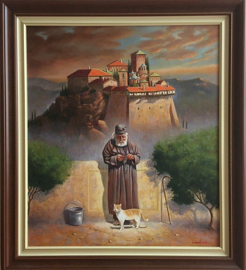 Monk, Painting Simic Branislav