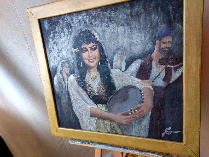 The Gipsy girl, Painting Jelena Tankosic