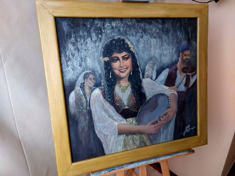 The Gipsy girl, Painting Jelena Tankosic